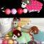 Sweet candy beads collar pins cute sheep charm brooches for children