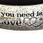 Brown/black color adjustable bracelets,inspirational words metal charm cuff bracelets,wide leather bracelet