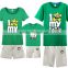 casual family couple t-shirts+shorts design family set clothes