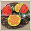 S16578A New arrival Candy-colored fruits pattern coin purse