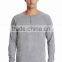 Next Level Apparel Men's Tri-blend Long-Sleeve Henley - 50% polyester, 25% combed ring-spun jersey cotton, 25% rayon