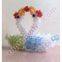 acrylic 3d beaded swan wedding animal figurine gift