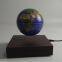 Wooden base 4 inch floating globe with lighting change