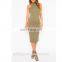 Polo Neck Midi Dress Bulk Women Clothing for Sale