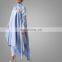 New Arrival Kaftan Dress Islamic Designer Women Abaya Muslim Tunic Dress Light Blue Jilbab Blouse Shirt Dresses