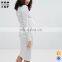 Latest design scoop neck pregnant maternity women dress striped