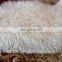 Factory wholesale fluffy and curly real mongolian or tibetan raw lamb skin
