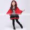 Fctory direct sale halloween style little red riding hood cosplay costume for children