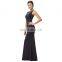 Kate Kasin Beaded Sleeveless Round Neck Hollowed Shoulders Ball Gown Evening Prom Party Dress KK001026-1