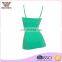 Comfortable nylon green sleeveless slimming women body shapers