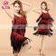 Hot sexy fringe tassel professional latin dance costume dress for women L-7093#