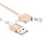 1m Weave Style 2A Magnetic Micro USB to USB 2.0 Data Sync Charging Cable for Samsung