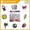 peel and stick animal patch embroidered, cartoon emoji patches, iron patch sticker embroidery patch