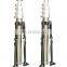 6M to 8M aluminum alloy tripod telescopic mast for CCTV camera