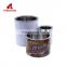 Factory direct sale 2l white round empty tin can 250ml 240ml oil