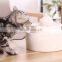 Double Layer Ceramic Pet Bowl Automatic Cyclic Water Fountain Pet Feeder Cat Dog Bowl Neck Protection