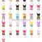 Wholesale baby suit sleeveless plain hot pink Top and floral printing shorts bummies Soft Baby Girl summer suit
