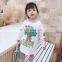Girls' medium and long T-shirt 2020 spring and autumn new children's Korean version children's long sleeve letter printed crew