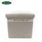 Reatai furniture manufacturer printed velvet Fabric Ottoman storage box