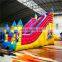 Outdoor cartoon theme slide inflatable giant bounce house