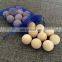 Wooden Crochet Round Beads Baby Teething Beads for Jewelry Making