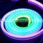 Waterproof neon light IP68 14.4W addressable rgb led strip 12v for outdoor