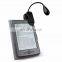 Rechargeable USB Power Led Flexible Clip Book Light For Bedroom Table Desk Lamp