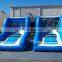 Blue Inflatable Basketball Hoop Play Center Fun Basketball Game Court For Sale