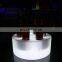 China wholesale beer wine champagne led custom glowing ice bucket,led ice cooler