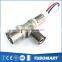 Gas Pipe parts brass 3 Way tube connector copper unequal tee male female tee fitting