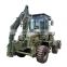 Hot Sale  Mini Wheeled With Cold Wind Cab  Front End Loader With Excavator Factory  Price