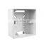 86 pad Cassette Universal White Mounting Box for plaster Wall
