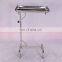 Hospital Operation Instrument Tray Adjustable Lifting Stainless Steel Mayo Table