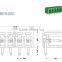 termin Block Header Male Sockets Pitch : 3.81mm 300V 8A 2P-22P Pluggable Terminal Blocks , Plug-in Terminal Blocks