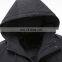 Windproof Men Regular Black Woolen Plus Size Cotton Hooded Full Cotton Zipper Men's Jackets
