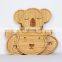 Sample Avaliable Wholesale Natural Bamboo Suction Plate Baby and Toddler Feeding Plate