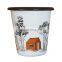 350ml 500ml colorful popular printing sublimation guaranteed quality 12oz enamel mug custom