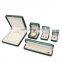 New arrival design custom logo printed buckskin PU leather jewelry boxes