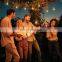 Waterproof IP 44 Festoon Festival  PVC Christmas Decorations LED  8 Functions Christmas Bulb warm Solar Decorative String Lights