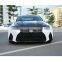 Old to new body kit for Lexus IS 2006-2012 upgrade to 2021 model include front bumper assembly with grille headlight taillight