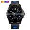 SKMEI 9111 Men's Sport Quartz Watch Fashion Colorful Leather Wristwatch