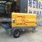 Mobile mini portable diesel pumpcrete machine