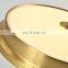 HUAYI Cheap Price Nordic 24w Glass Copper Hotel House Lighting Modern LED Ceiling Lamp