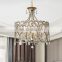 Modern Gold Chrome Luxury Crystal Electric Chandelier Pendant Lighting for Home Hotel Wedding Light