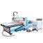 High speed PVC MDF wood plastic engraving cutting cnc router machine with ccd camera