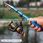 Outdoor Portable MIni Fishing rod 1m-2.3m 7 Size Telescopic Fishing Pole