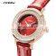 SINOBI Wristwatch for Women S9841L Glitter Ice Diamond Out Watches Chinese Red Vigorous Quartz Watch Mother's Gift Watch