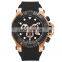 Orange Luxury stainless Mens Watch 10ATM Waterproof  Chronograph Watch wrist men luxury Men  Watch