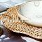 Flower Rattan Charger Handwoven New Design Rattan wall decoration Table mat Wholesale In Bulk