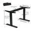 Electric Standing Desk Frame  height adjustable desk frame